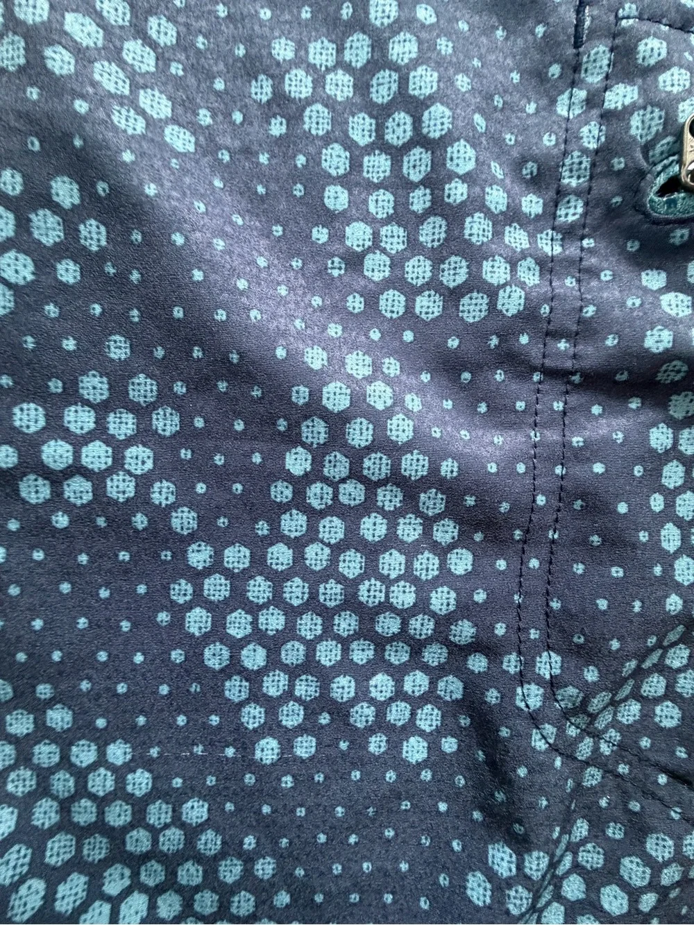 The North Face Olas Men's Teal/Navy Printed Swim Board Shorts Sz 40 NWOT